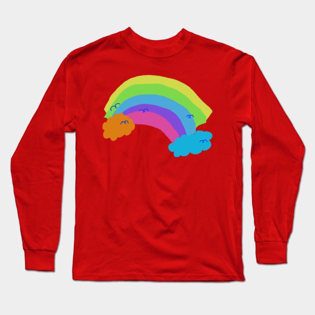 rainbow toddler Long Sleeve T-Shirt by osvaldoport76